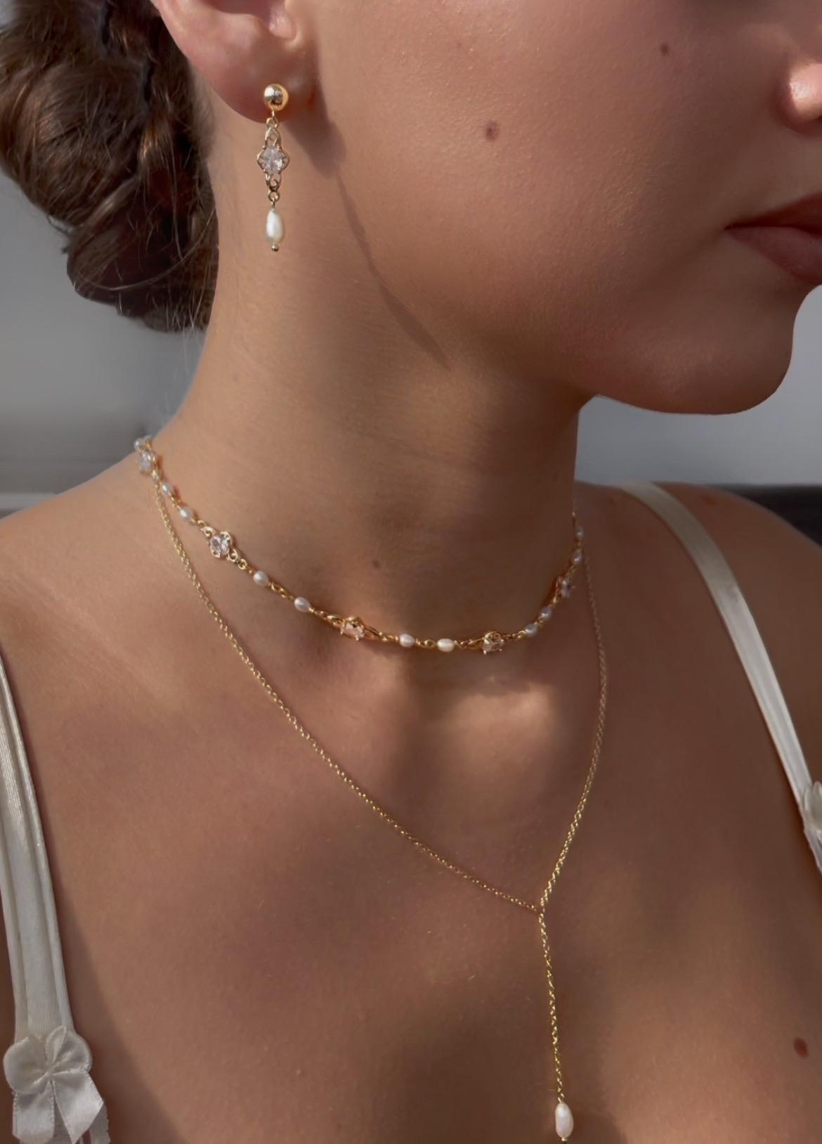 Pearl Bridal Jewelry Set