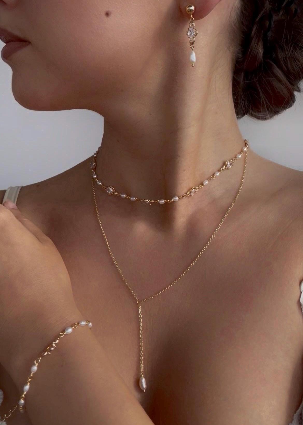 Pearl Bridal Jewelry Set, 5 / 14