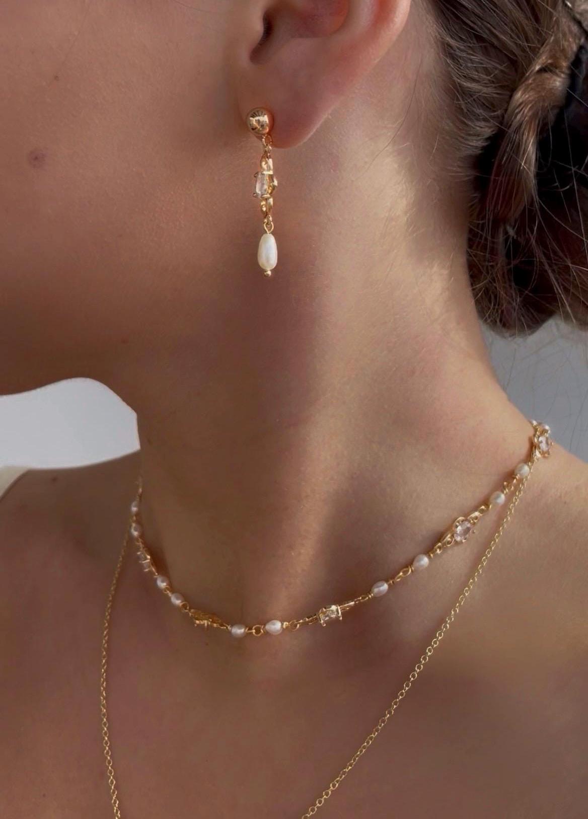 Pearl Bridal Jewelry Set, 7 / 14