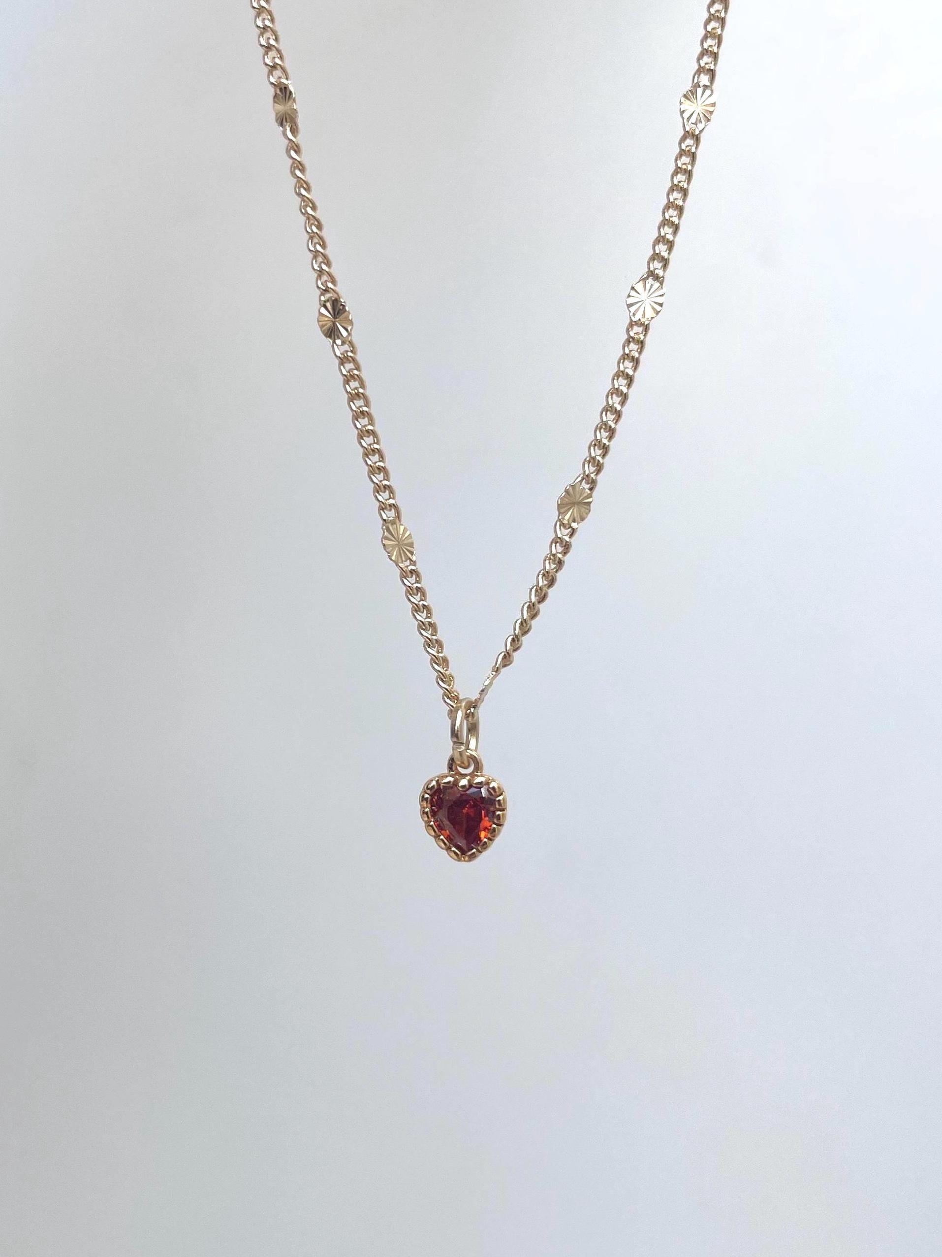 Red Heart Necklace, 3 / 5