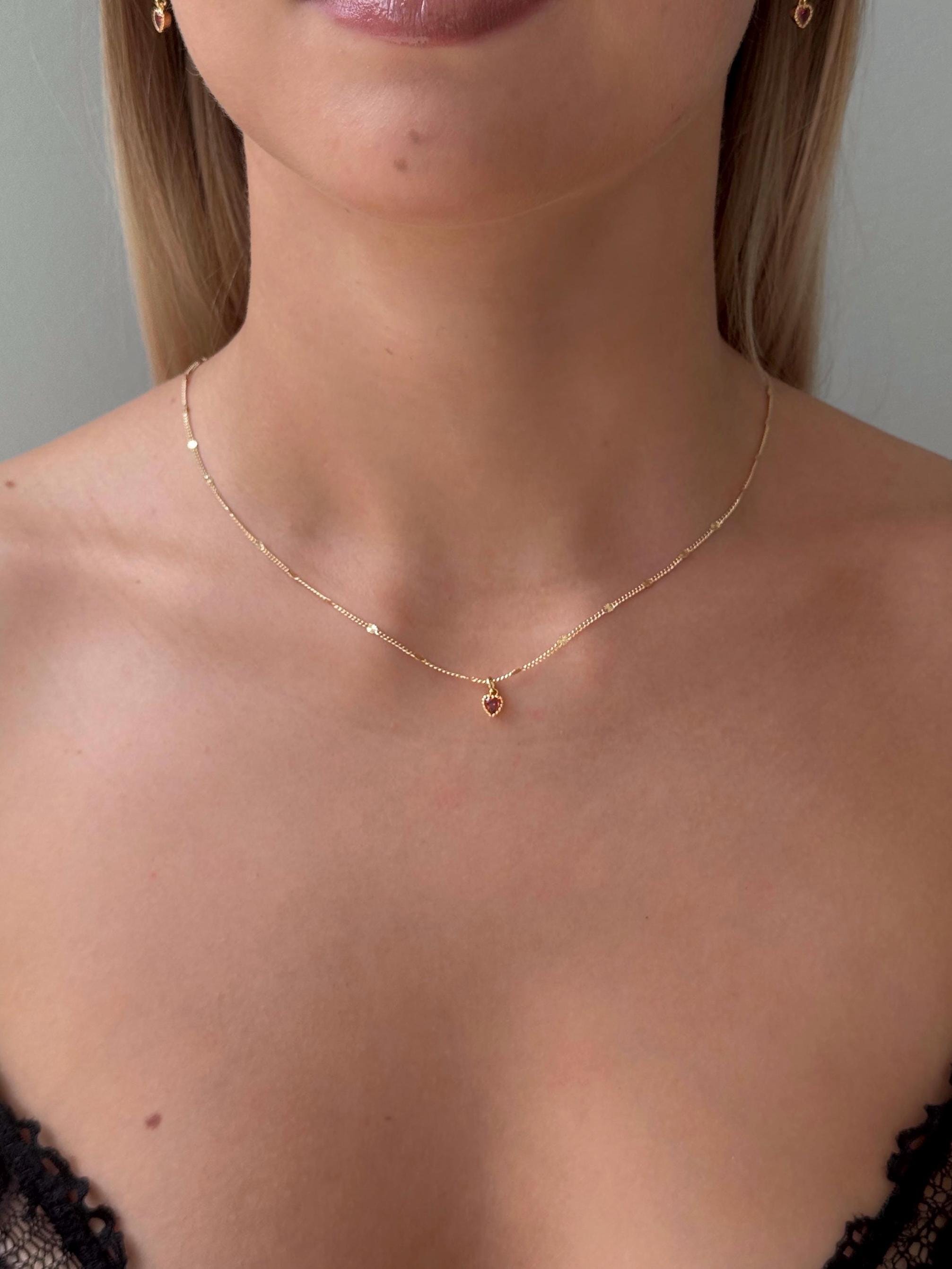 Red Heart Necklace, 5 / 5