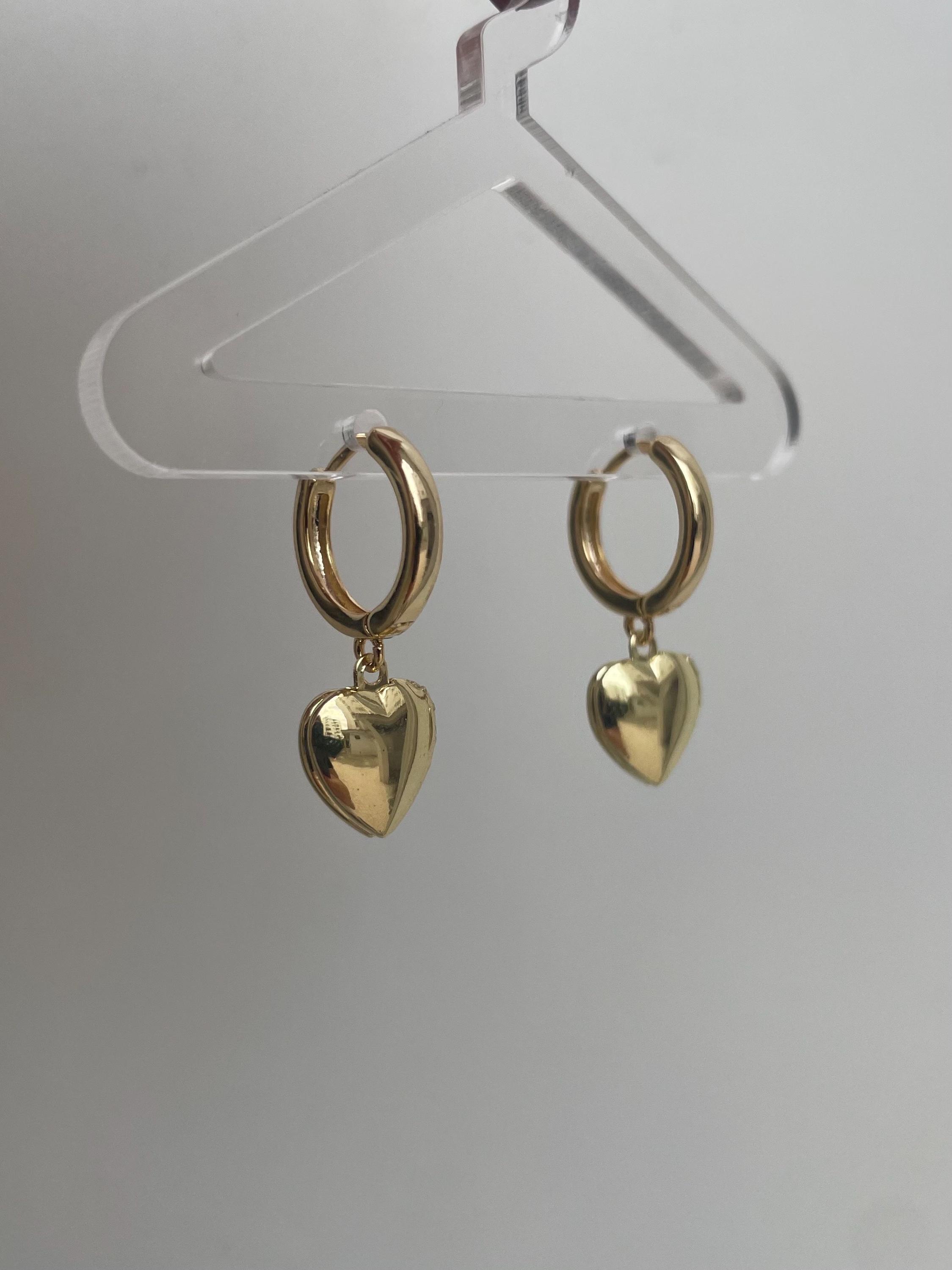 Vintage Heart Locket Earrings, 5 / 5