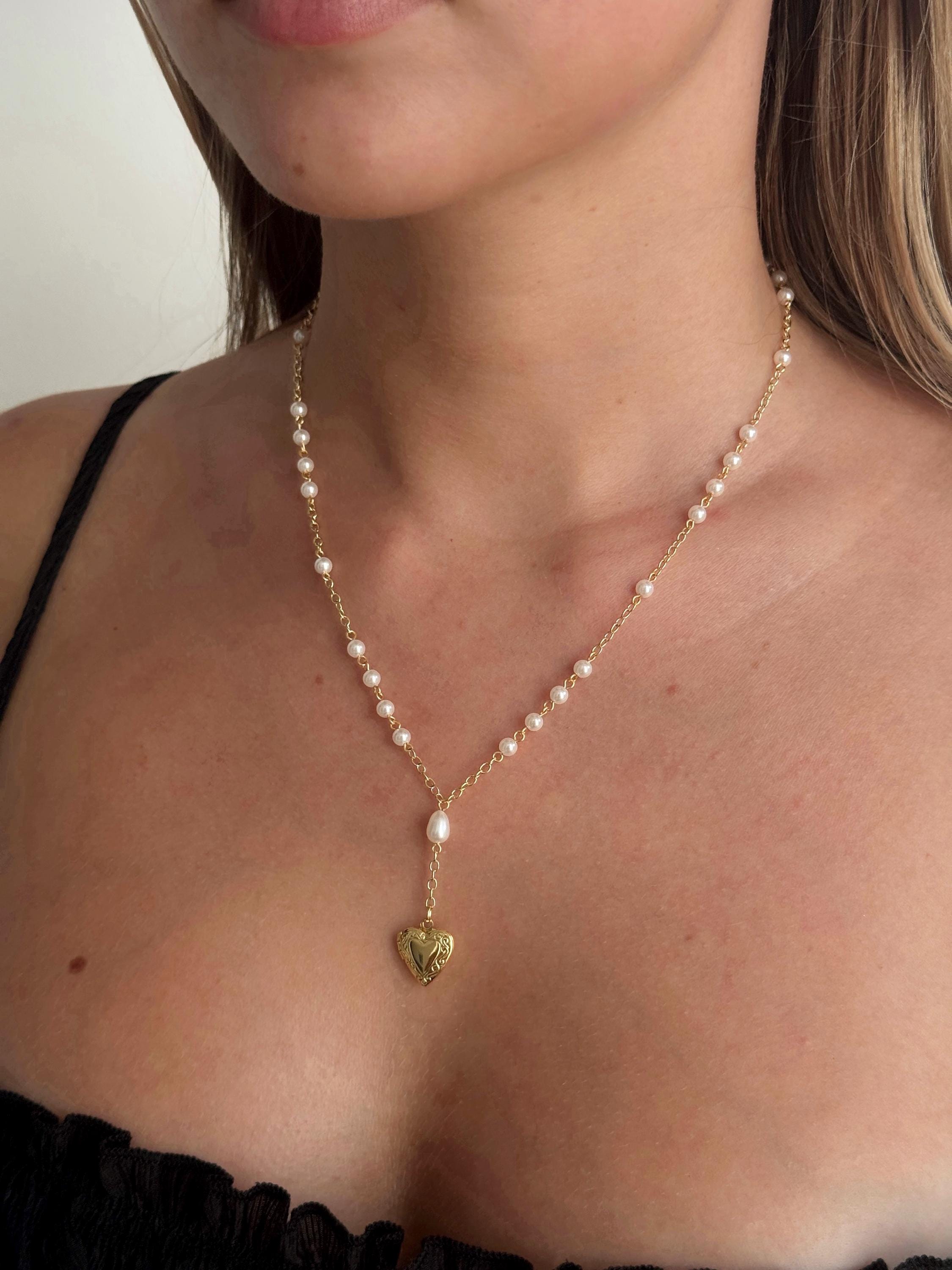 Vintage Pearl Rosary, 5 / 6